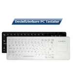 AK-C4400-BF Touchpad Kompakttastatur schwarz