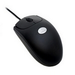 Logitech RX250 Opt Wheel Mouse schwarz