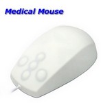 Medical Mouse weiss mittel